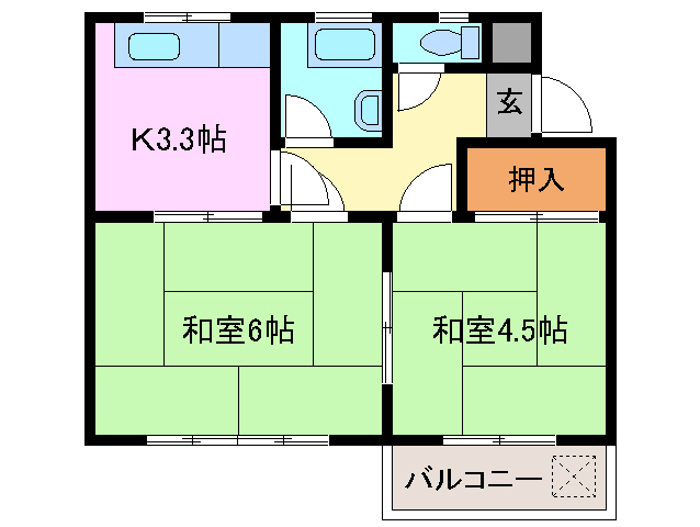 1階の間取り図