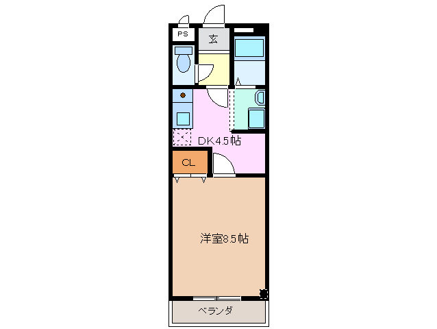 3階の間取り図