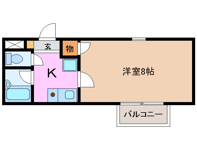 1階の間取り図