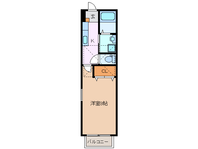 2階の間取り図
