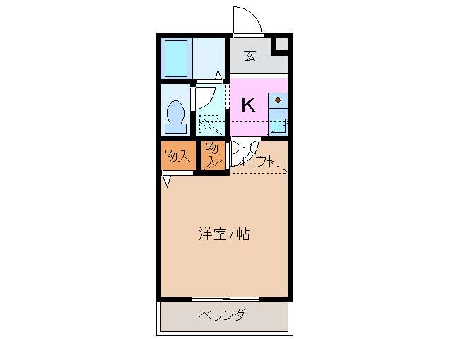 2階の間取り図