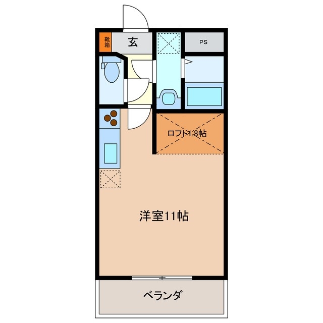1階の間取り図