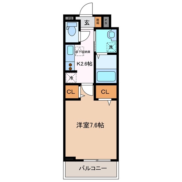 1階の間取り図