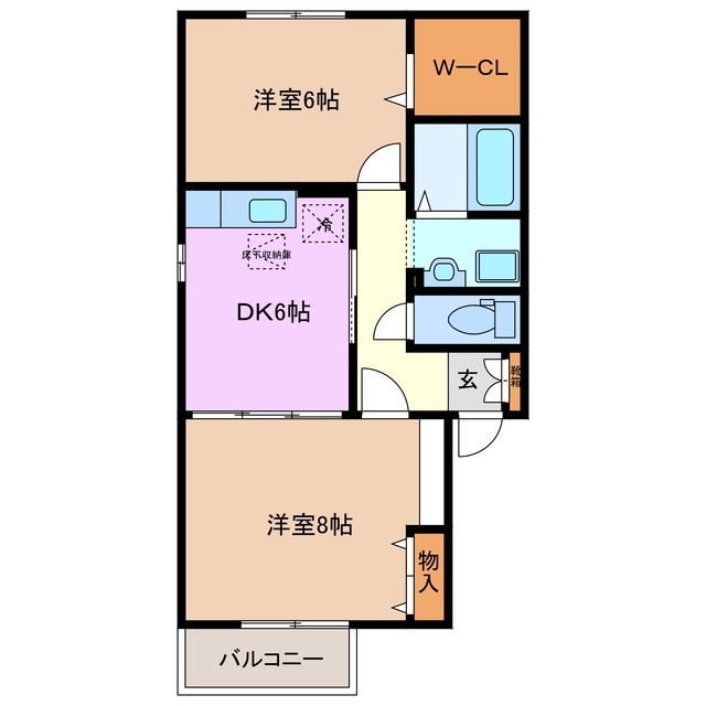 1階の間取り図