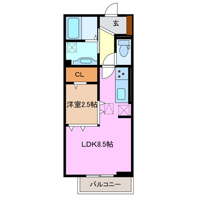 1階の間取り図