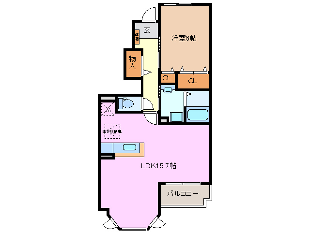 1階の間取り図