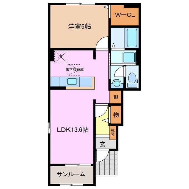 1階の間取り図