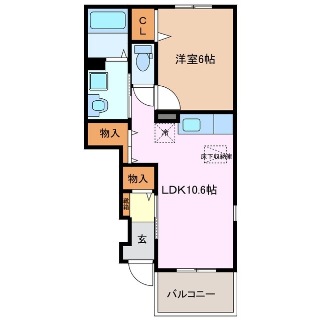 1階の間取り図