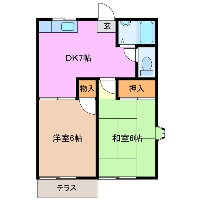 1階の間取り図
