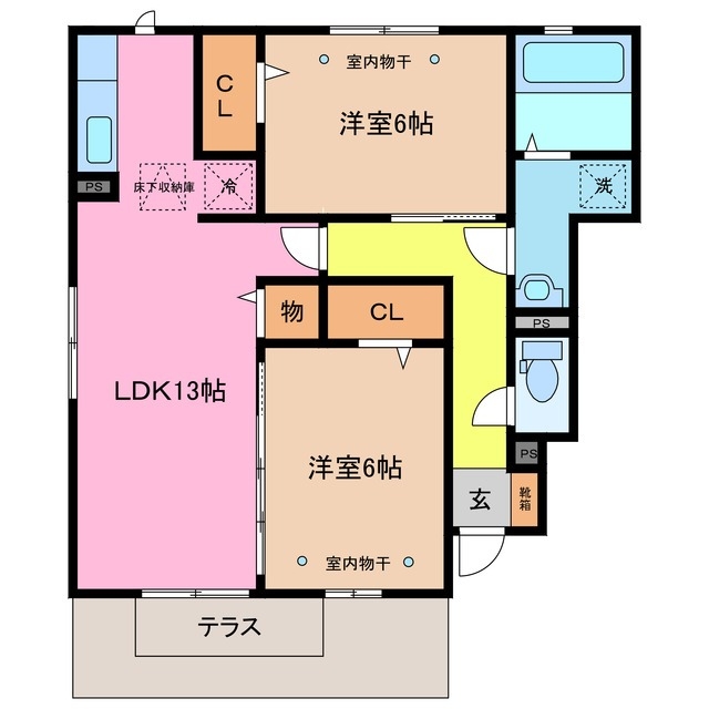 1階の間取り図