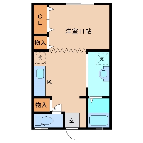 1階の間取り図