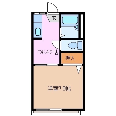 1階の間取り図