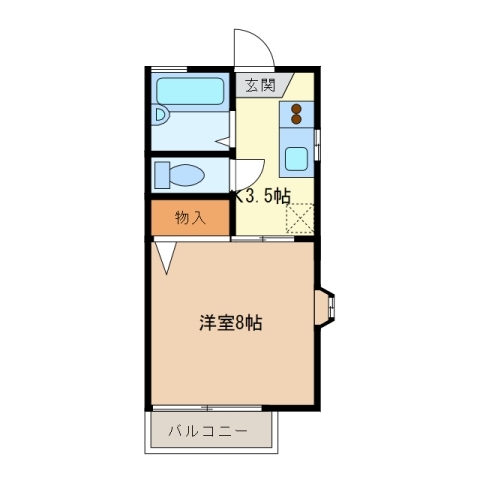 1階の間取り図