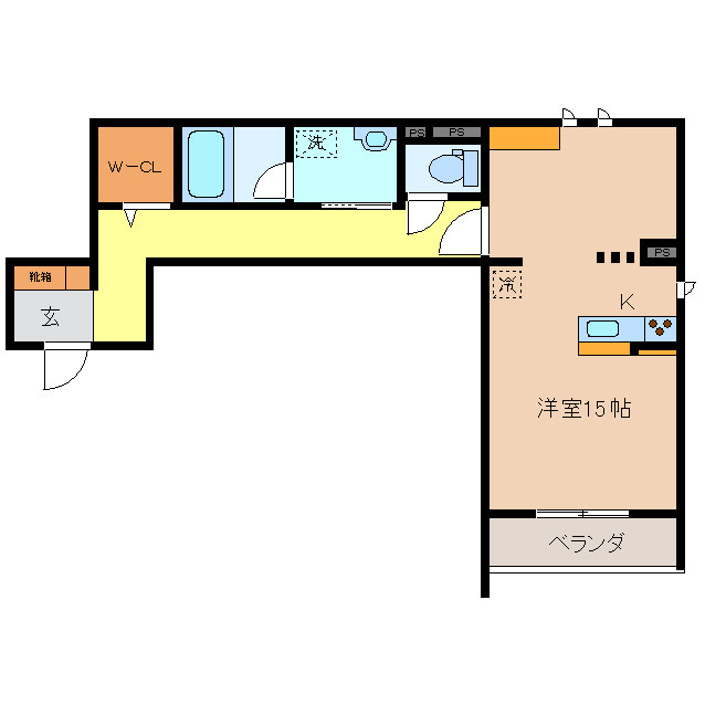 3階の間取り図