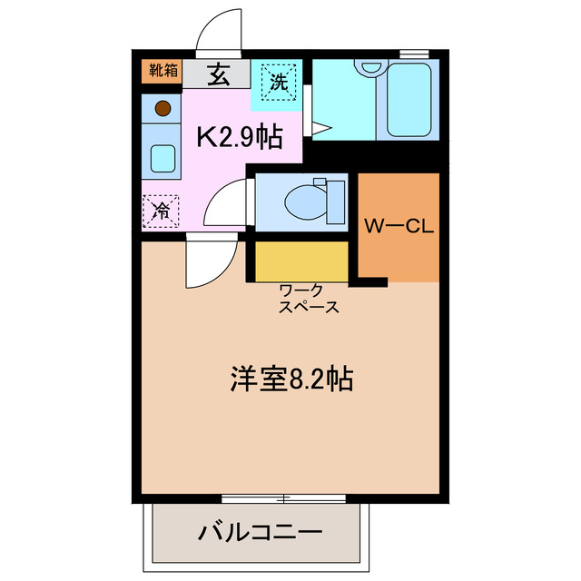 2階の間取り図