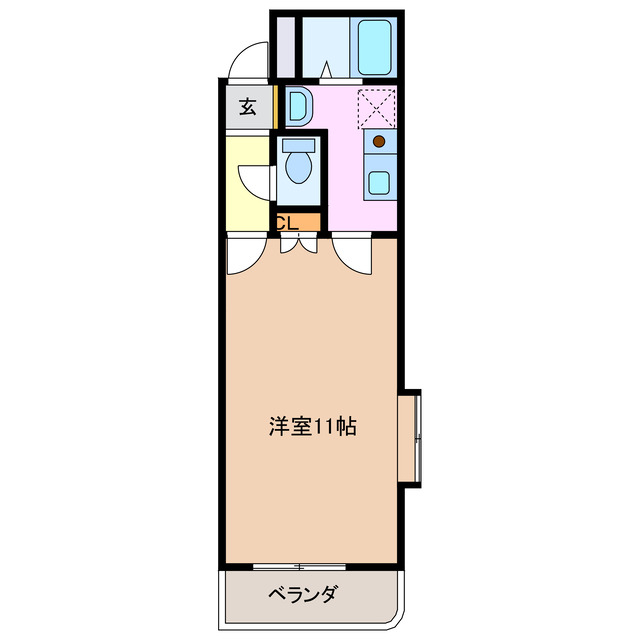 2階の間取り図