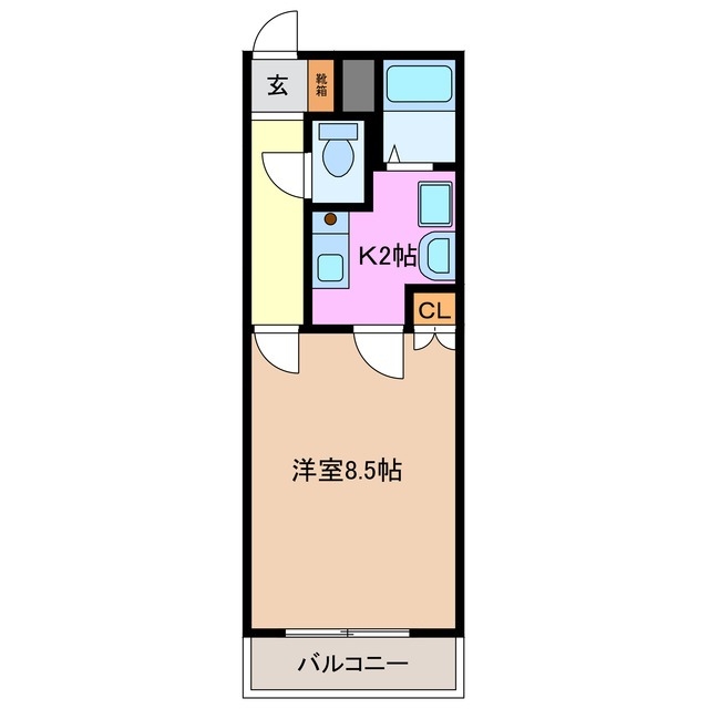 2階の間取り図