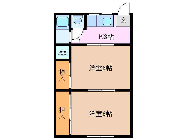 1階の間取り図