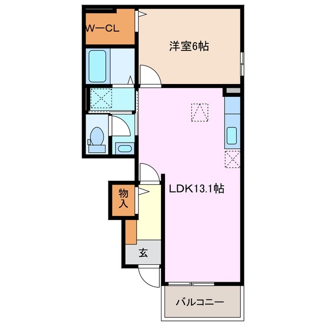 1階の間取り図