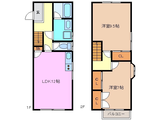 1階の間取り図