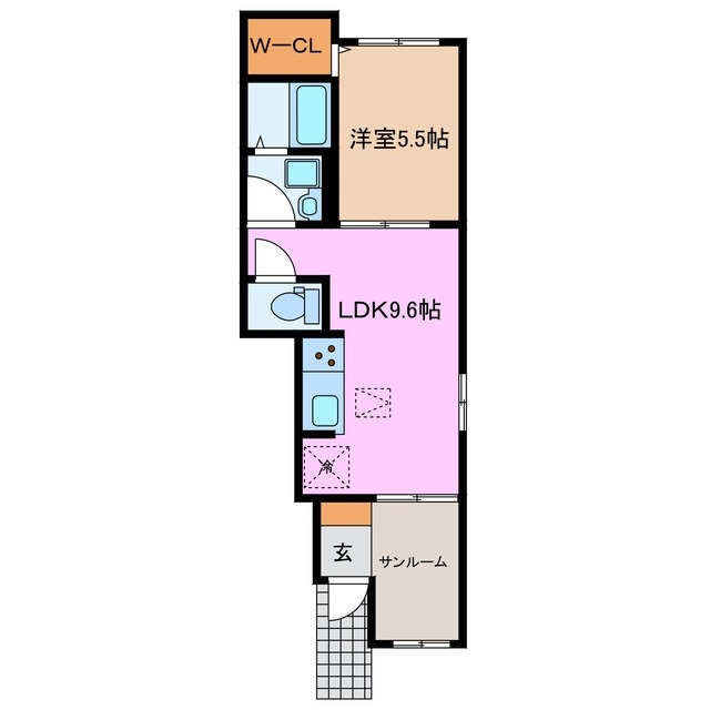 1階の間取り図