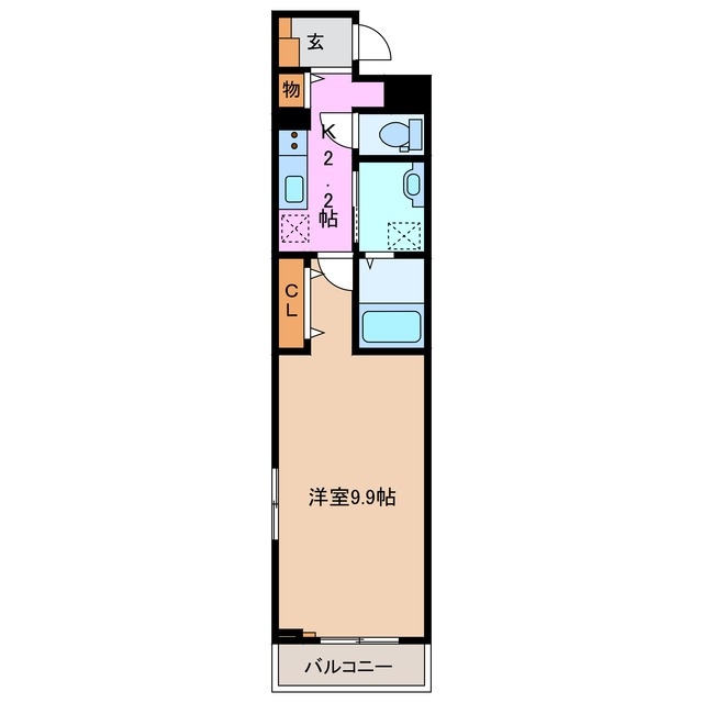 2階の間取り図