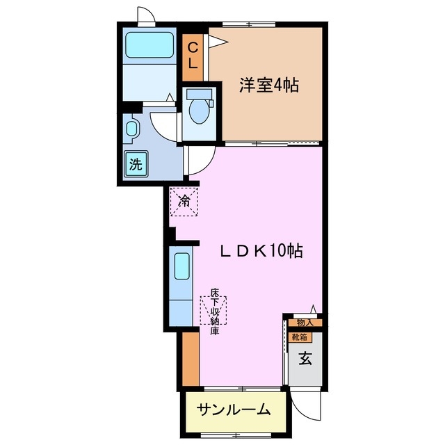 1階の間取り図