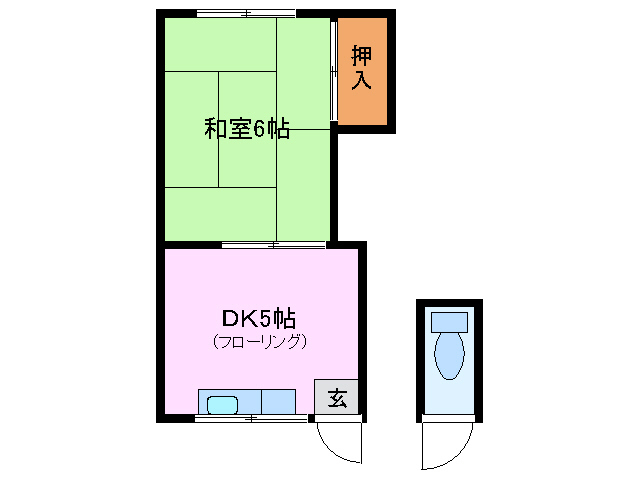 1階の間取り図