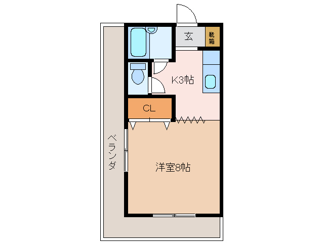 3階の間取り図