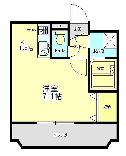 2階の間取り図