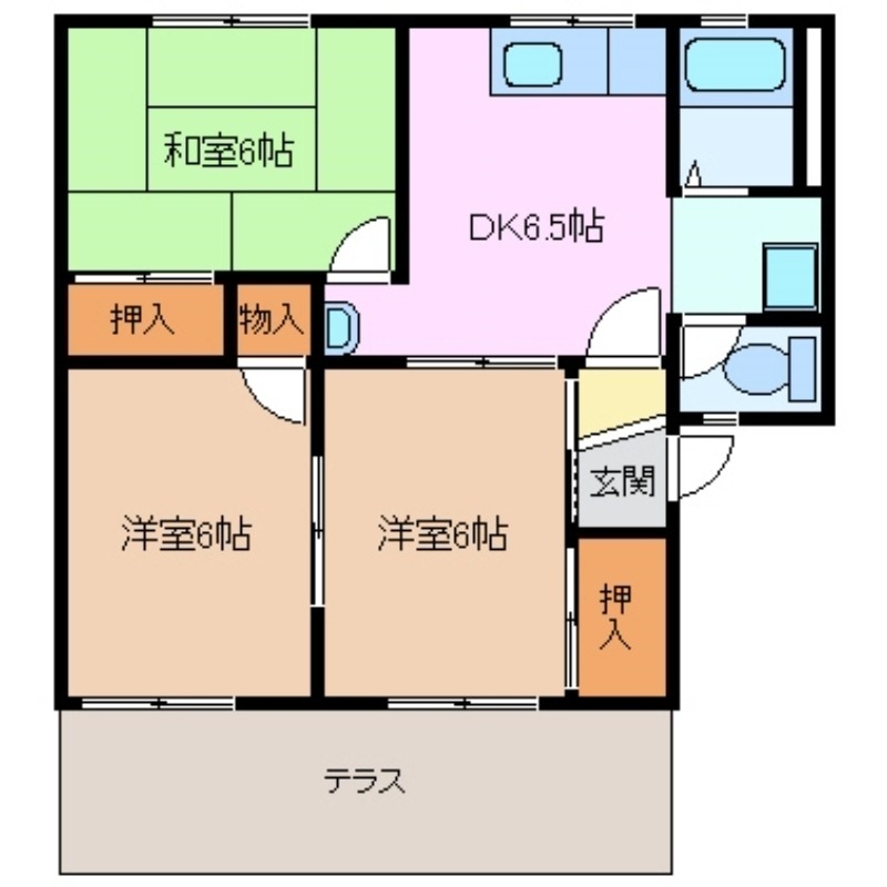 1階の間取り図