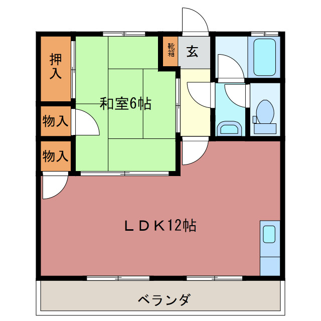 2階の間取り図