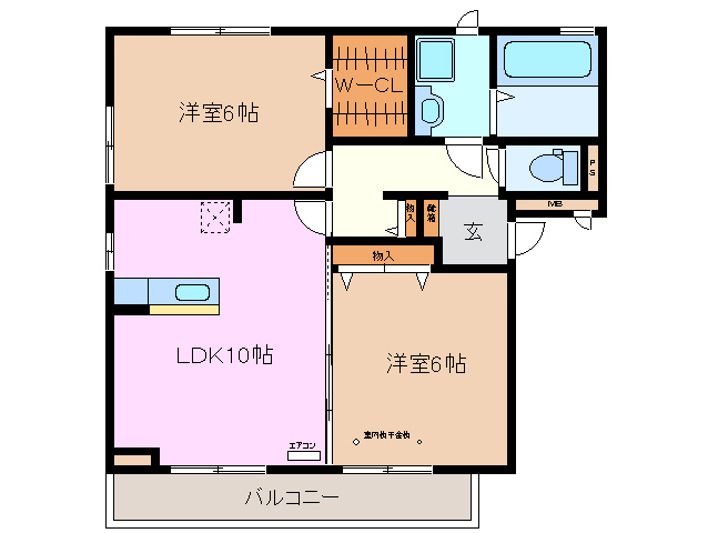 3階の間取り図
