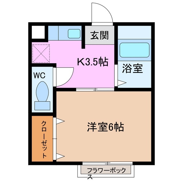 1階の間取り図