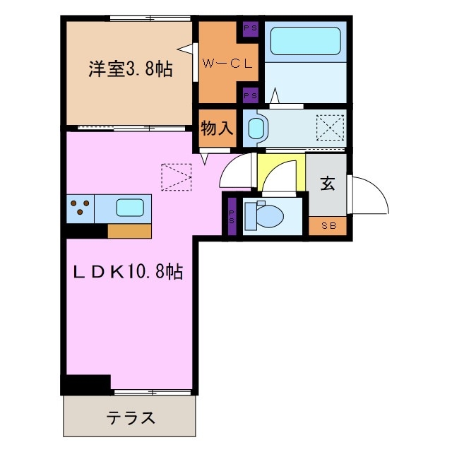 1階の間取り図
