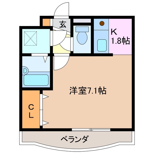 2階の間取り図