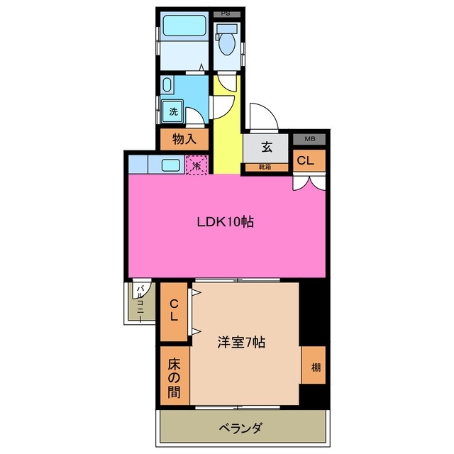 4階の間取り図