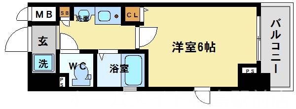 1階の間取り図