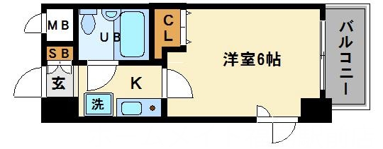 4階の間取り図
