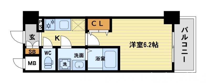 9階の間取り図