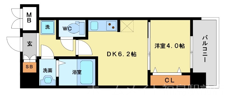 10階の間取り図