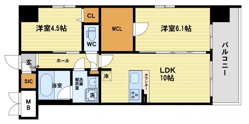 11階の間取り図