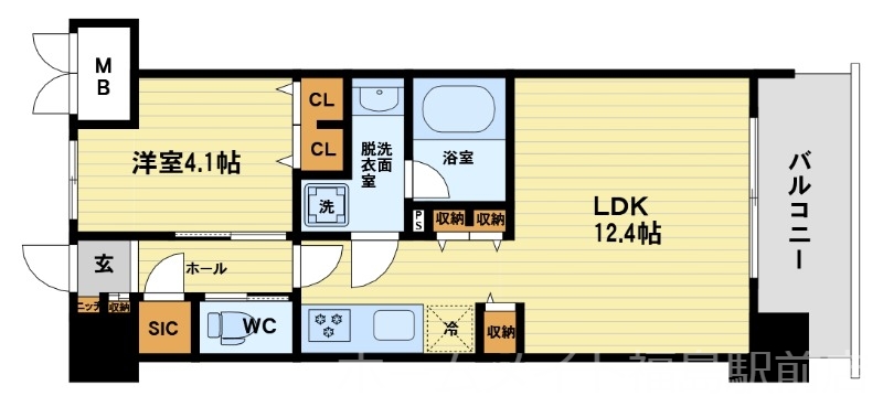 11階の間取り図