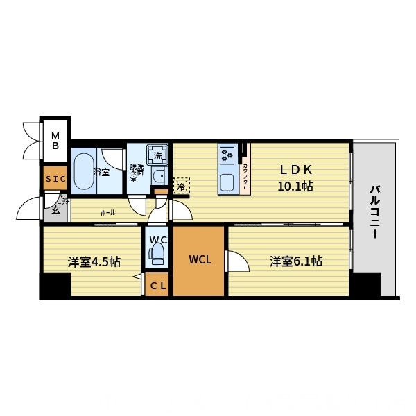 11階の間取り図