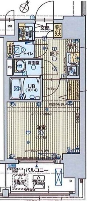 6階の間取り図
