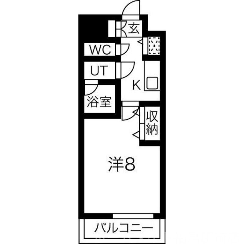 4階の間取り図