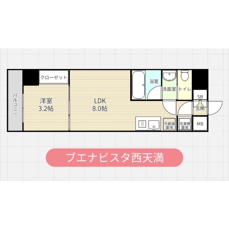 7階の間取り図