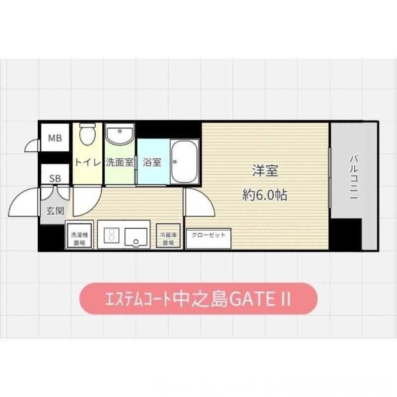4階の間取り図