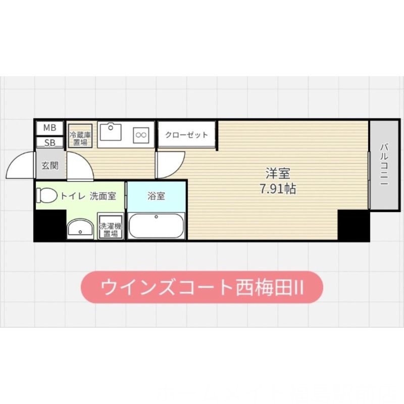 3階の間取り図