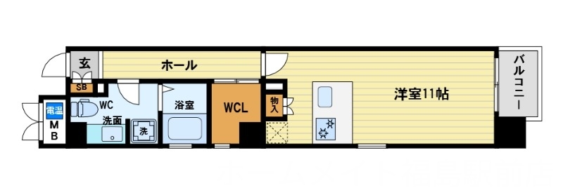 2階の間取り図